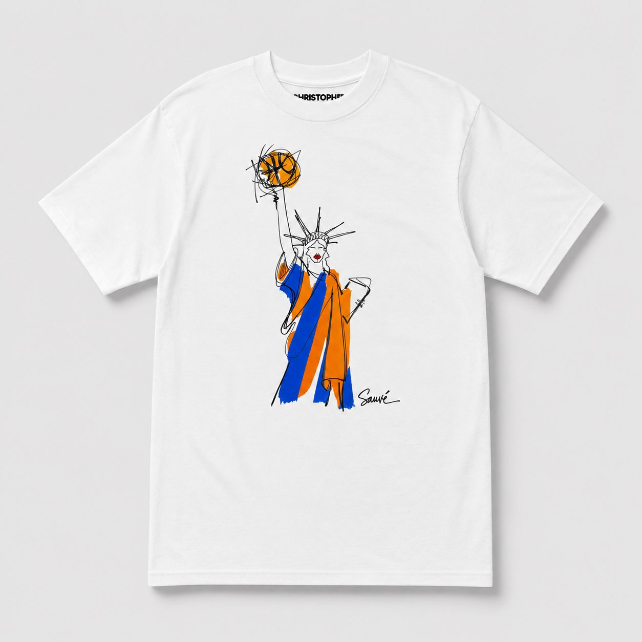 The Knicks Lady Liberty tee