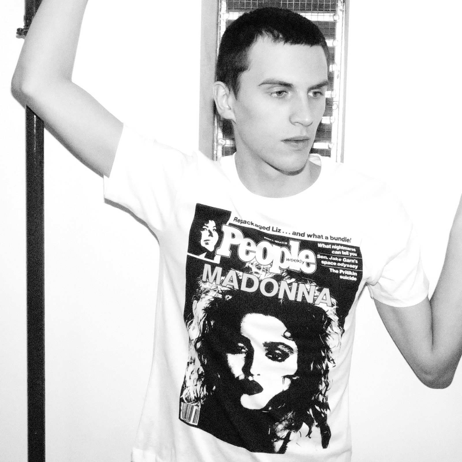 Model in the People Madonna tee