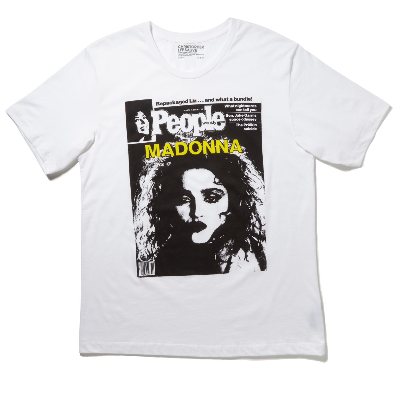 The People Madonna tee, flat