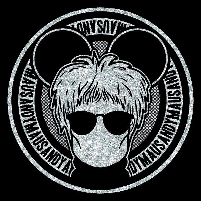 MadMaus Andy Warhol seal in silver glitter