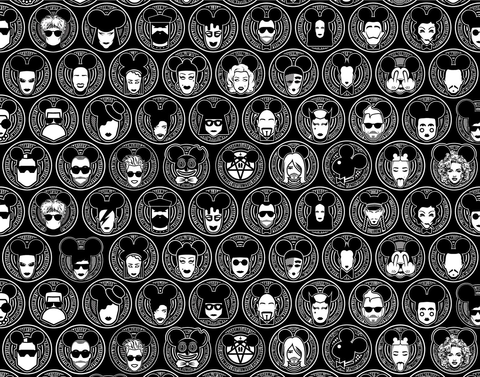 Every MadMaus seal in one repeat pattern