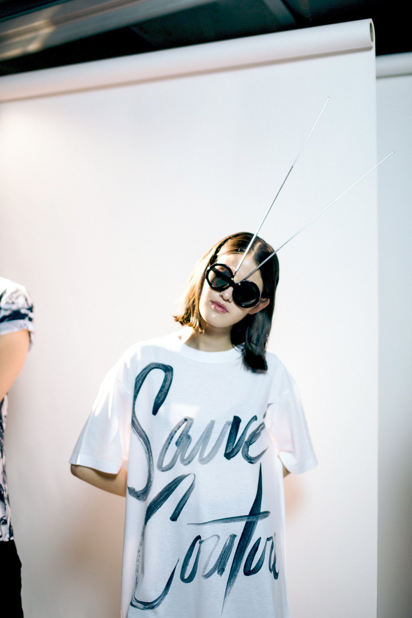 Sauvé Couture tee backstage