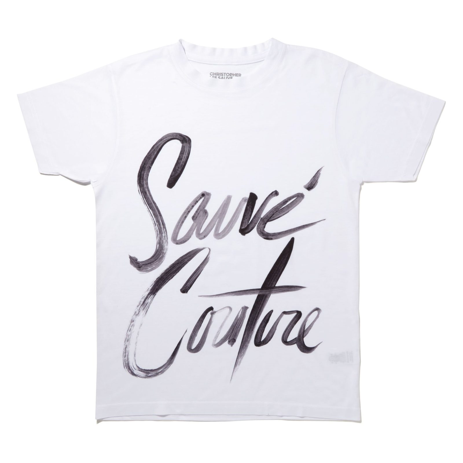 Sauvé Couture, the hand-lettered tee